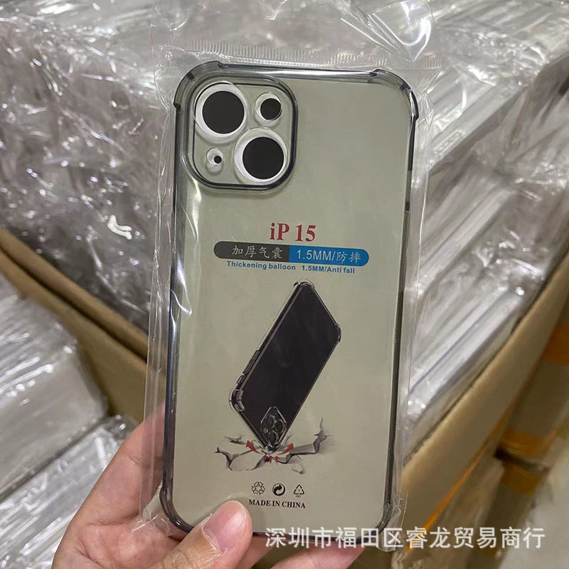 Transparent application Apple 15/16 anti-drop 14 mobile phone case iphone13pro mobile phone case PM soft case 11 wholesale 13