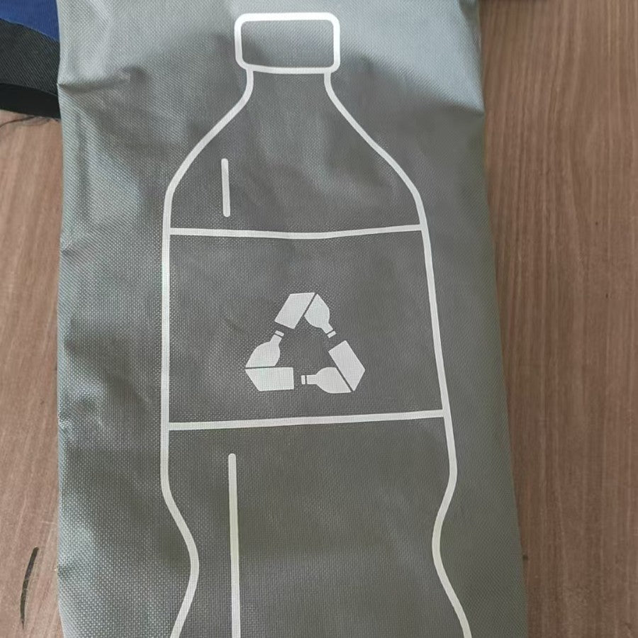 Cross-border aluminum handle folding recycling bin storage basket frame kitchen home recycling bag storage bin garbage bag home day