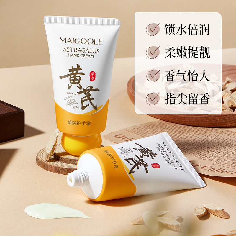 Mei Dailin Astragalus Hand Cream, Rough, Dry in Autumn and Winter, Hydrating and Moisturizing, Non-greasy, Moisturizing and Long-lasting Fragrant Hand Cream