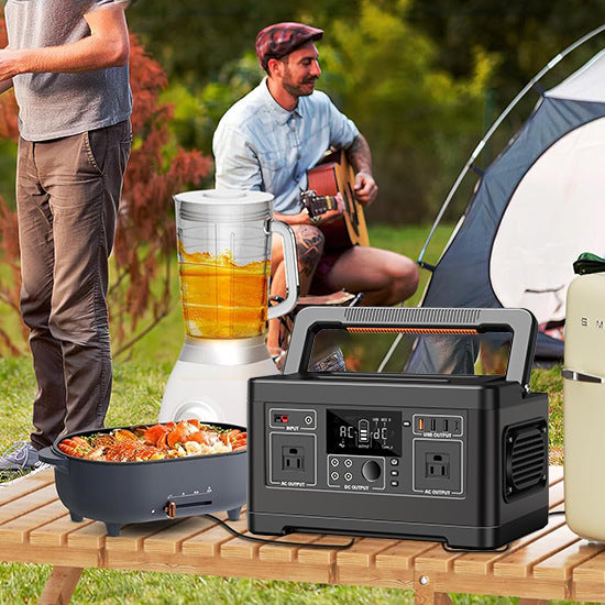 500W outdoor emergency power supply portable high-power self-driving camping household electrical equipment power supply equipment