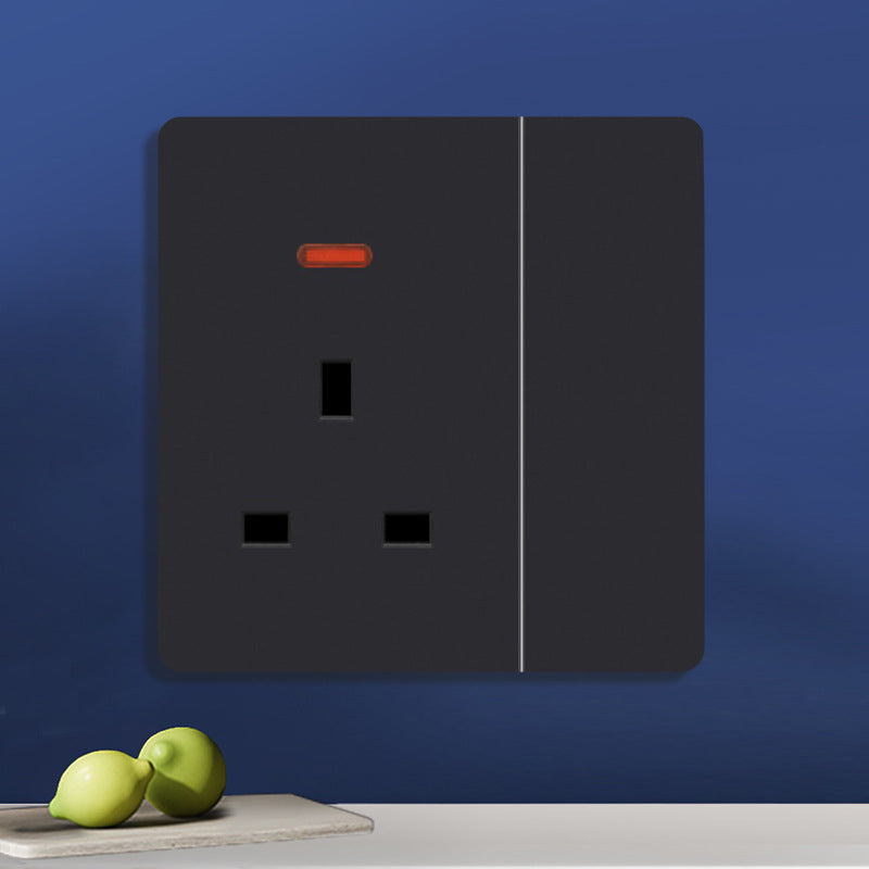 Export for British standard socket switch panel 13A double usb one-open five-hole multi-function three-hole plug 146 foreign trade