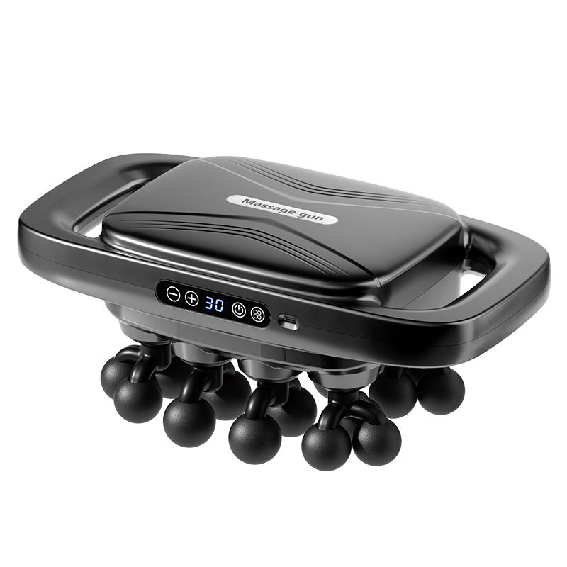 Cross-border foreign trade full body massager fascia grab, meridian gun 16, multi-head 20, fascia gun