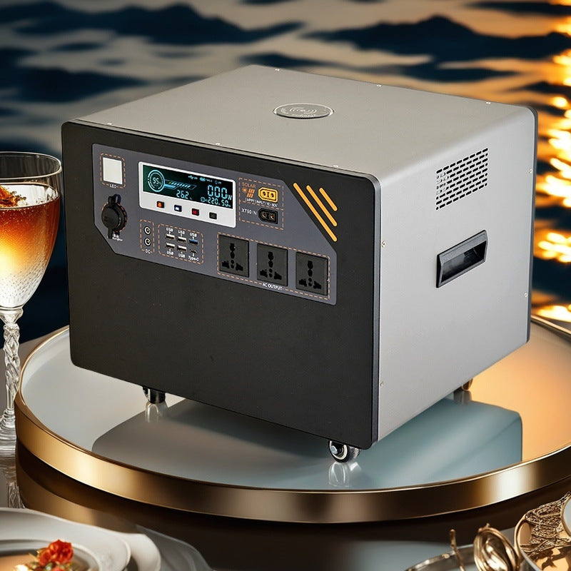 Flagship large-capacity outdoor mobile power supply 220v stall night market commercial self-driving camping portable durable high power