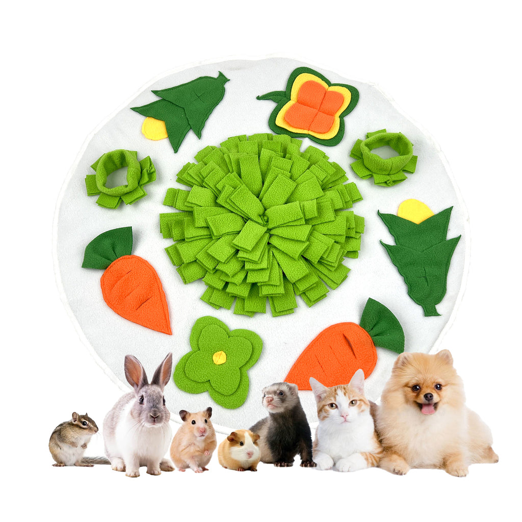 Pet dog foraging to relieve boredom and relieve emotions Round sniffing pad Pet supplies Hamster sniffing puzzle sniffing nest pad