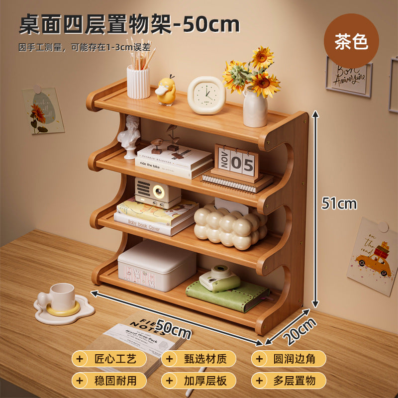 Desktop Shelving Multi-layer Storage Shelf Bookshelf Kitchen Supplies Office Household Cup Holder Home Goods Storage Shelf