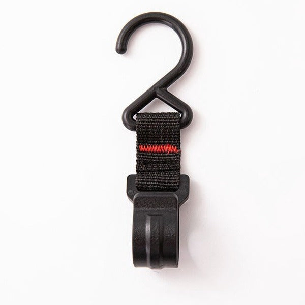 Outdoor camping triangular rack hook plastic steel buckle webbing hook crossbar hook load-bearing hook coat hook