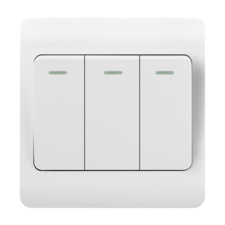 Switching power socket panel Household 86-type concealed panel British five-hole wall power USB socket panel