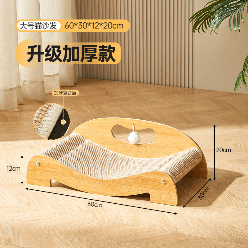 Sisal cat scratching board cat nest wear-resistant cat toy cat claw board scratch-resistant crumbs pet supplies cat recliner
