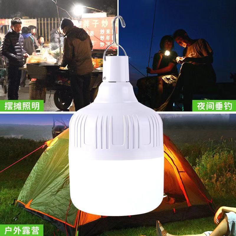 [Support delivery] Household power outage emergency wireless night market stall wild camping charging light bulb super bright lighting