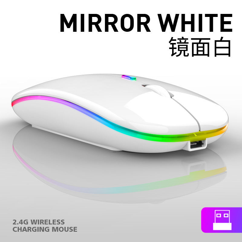Wireless mouse Charging model Universal silent Spot computer accessories Notebook office Bluetooth dual-mode ergonomics