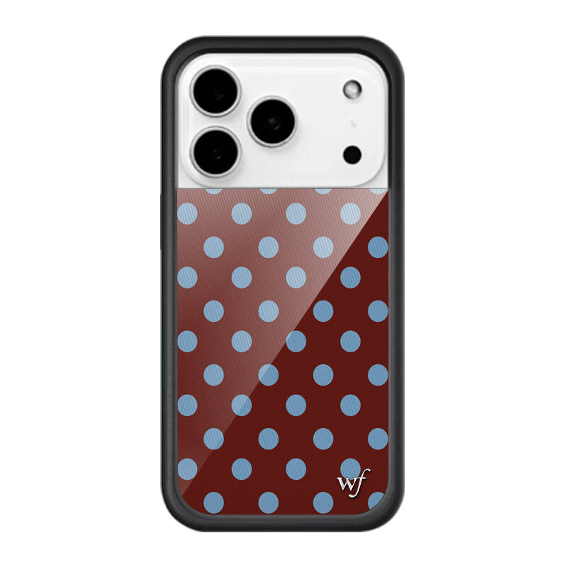 Wildflower polka dot mobile phone case is suitable for Apple 17 anti-drop iPhone17promax anti-drop high version case.