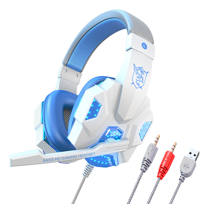 Cross-border dedicated ear + wired laptop special headset game e-sports headset factory wholesale