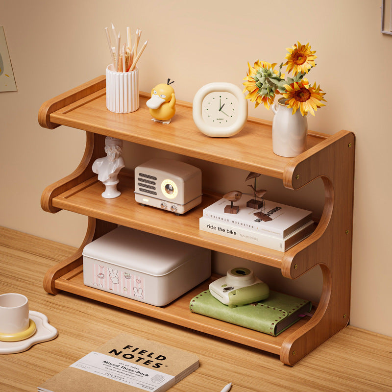 Desktop Shelving Multi-layer Storage Shelf Bookshelf Kitchen Supplies Office Household Cup Holder Home Goods Storage Shelf
