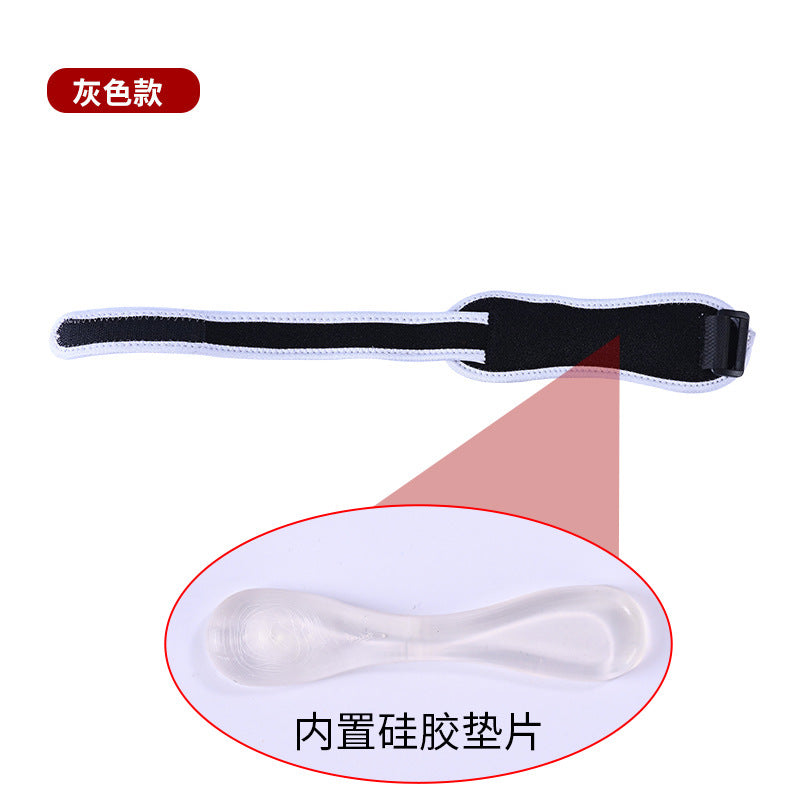 Silicone pressurized patella belt sports fitness badminton riding mountaineering breathability shock absorption men's and women's running knee pads spot