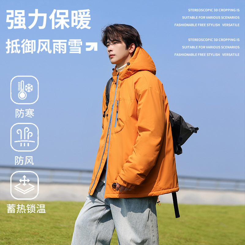 Couple soft shell three-in-one jacket men and women outdoor sports hiking cycling windproof waterproof mountaineering warm jacket