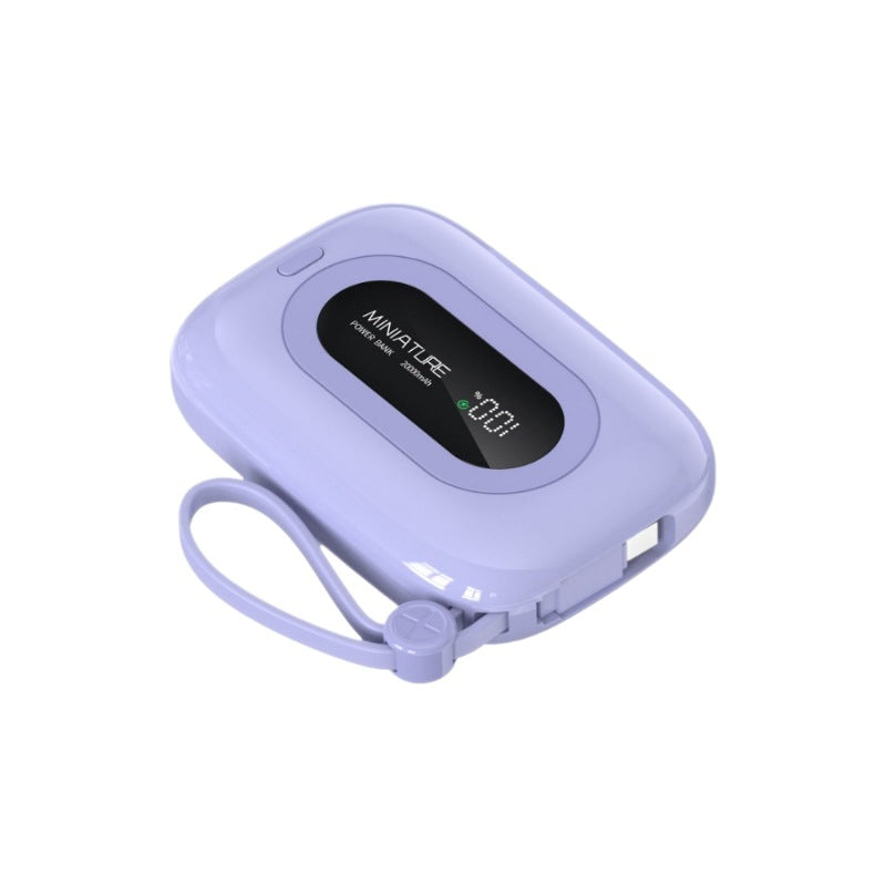 The new mobile phone power bank digital display mobile phone power bank 10,000mAh mini compact power bank can be boarded on the plane