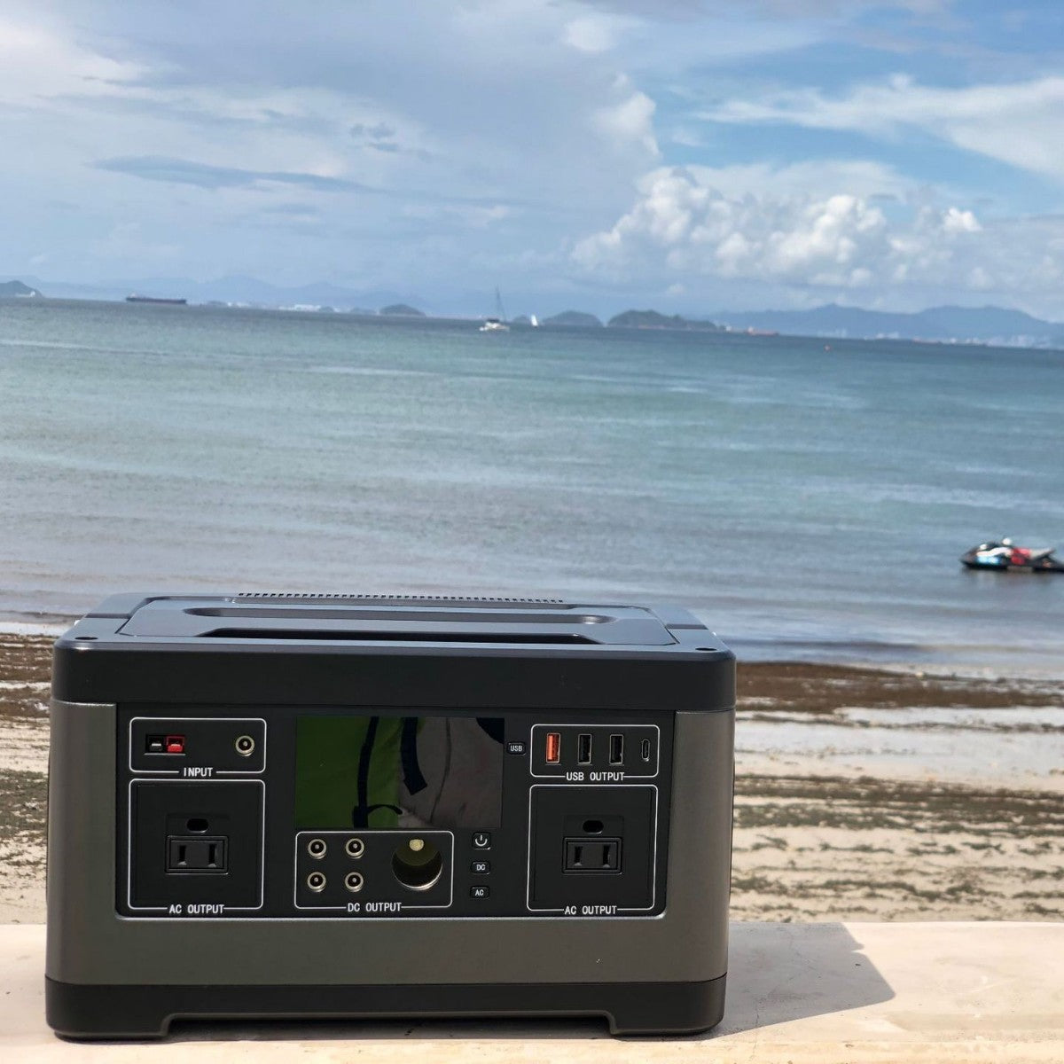 500W outdoor emergency power supply portable high-power self-driving camping household electrical equipment power supply equipment