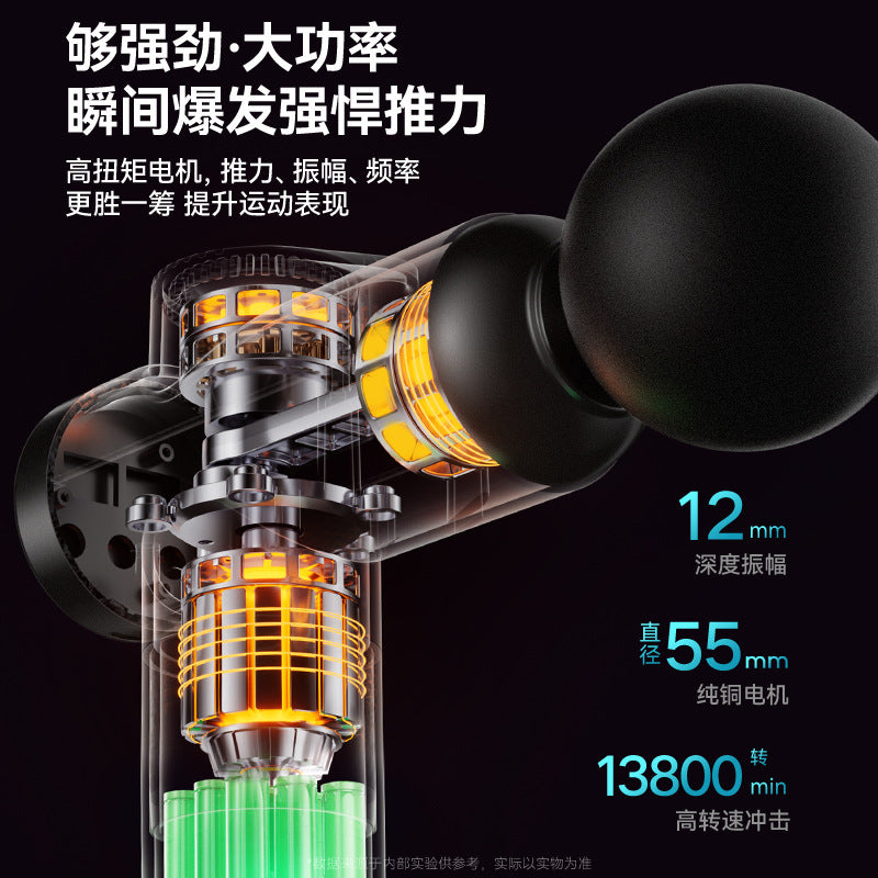 Benbo Fascia Gun Rechargeable Multifunctional Massage Gun Neck Gun Muscle Massager Electric Professional Relaxation Cross-border