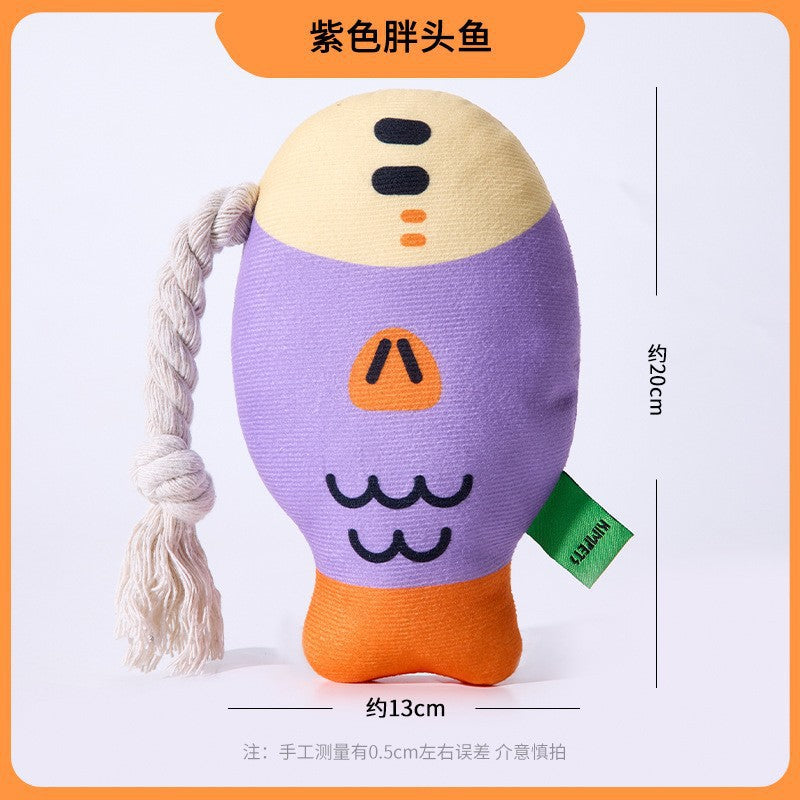 Dog Toys Grinding Teeth Resistant Puppies Dog Plush Sound Self-Hi Boredom Relief Artifact Sound Toys Pet Toys