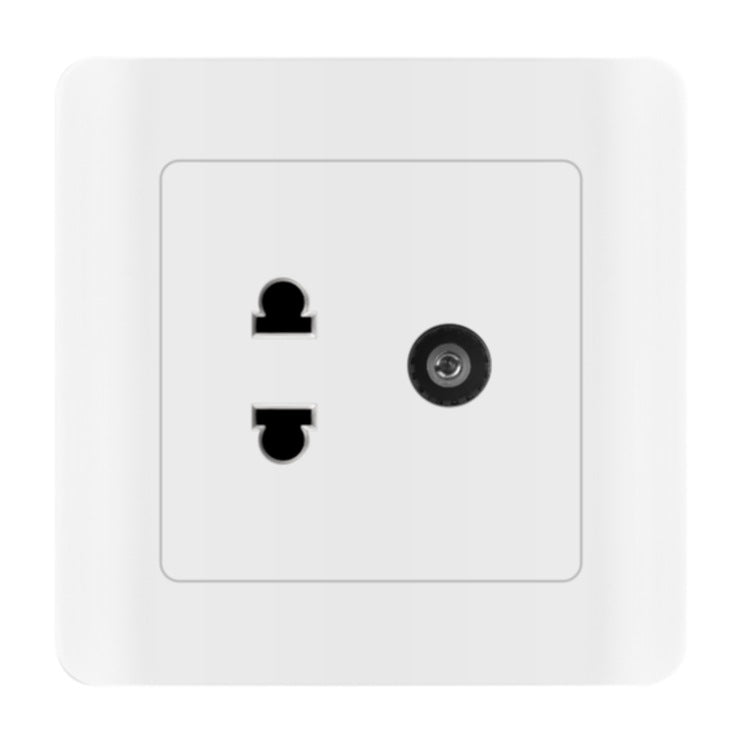 Switching power socket panel Household 86-type concealed panel British five-hole wall power USB socket panel