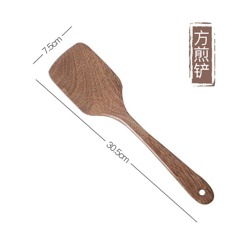 Chicken wing wooden shovel spoon rice spoon household rice cooker kitchen non-stick pan special wooden kitchen utensils cooking without paint