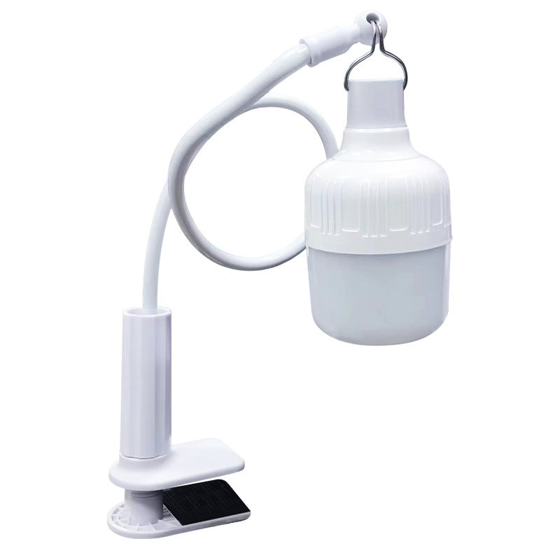 LED rechargeable light bulb super bright night market street stall desktop clip light fixing bracket portable outdoor lighting