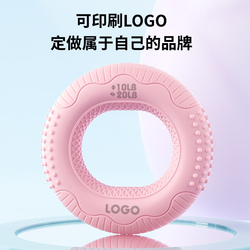 Pinch Grip Silicone Grip Ring Professional Hand Practice Fitness Hand Rehabilitation Strength Double Strength Training Grip Ring