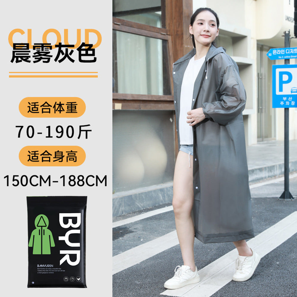 Raincoat Thickened Long Full Body Rainstorm Protection Portable Adult Outdoor Travel Electric Vehicle Non-Disposable Poncho