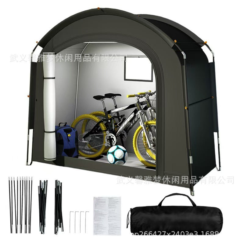 Outdoor bicycle storage tent Independent cycling equipment storage tent Easy to store large space bicycle tent