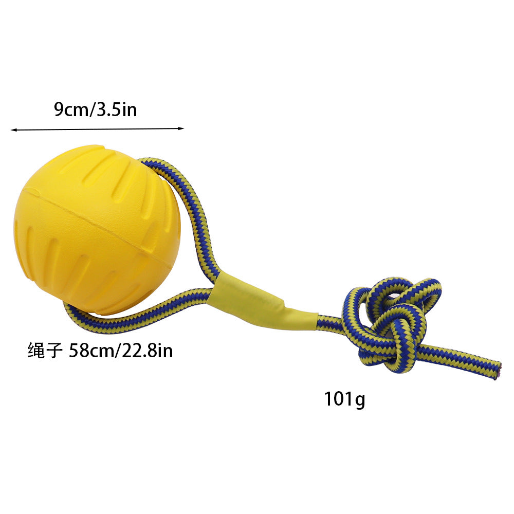 EVA pet toy dog Frisbee bite-resistant dog toy can't bite rotten molar pet ball large dog pull ring