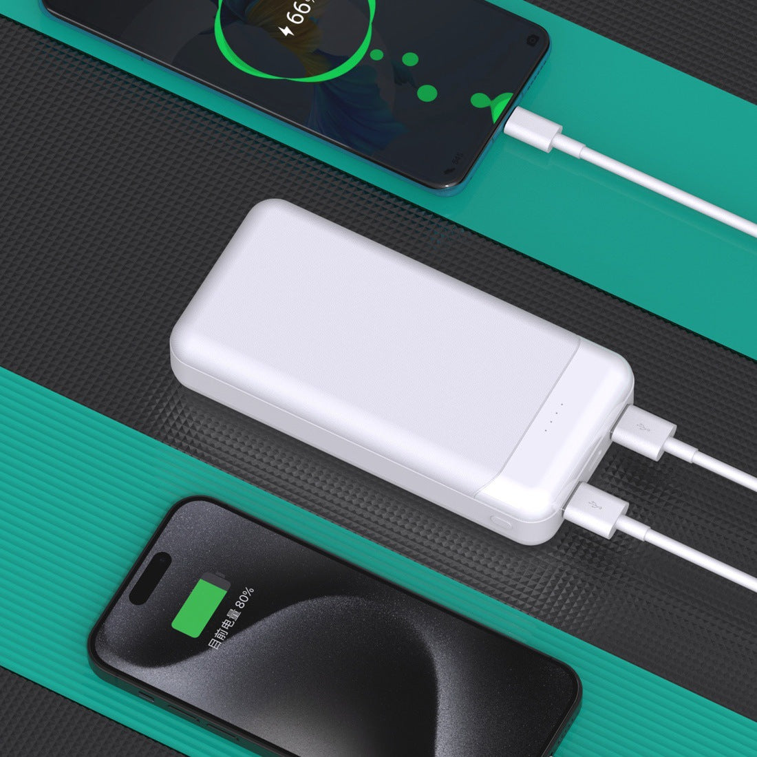 ZT02 3C certified large-capacity, mobile power supply, mobile phone power bank polymer 20000mAh power supply real standard