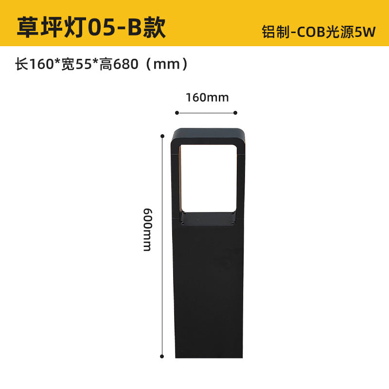 Manufacturer Outdoor Grass Light Modern Simple Park Villa Garden Light Aluminum 10W Garden Lighting Wholesale