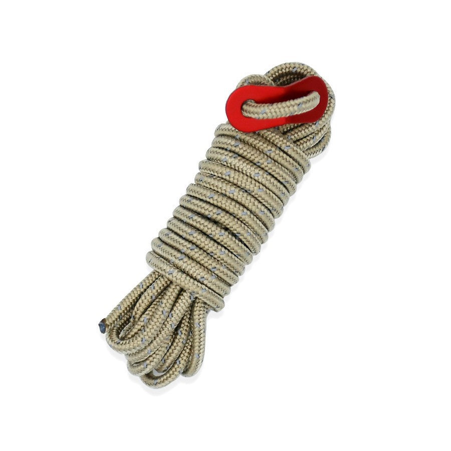 4Mm tent windproof rope outdoor bold canopy rope fixed pull rope reflective rope adjustable life-saving camping accessories
