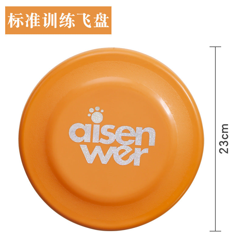 Aisenwer Dog Frisbee Pet Toys Bite-resistant Non-toxic Pet Supplies Training Supplies Floating Throwing Toys