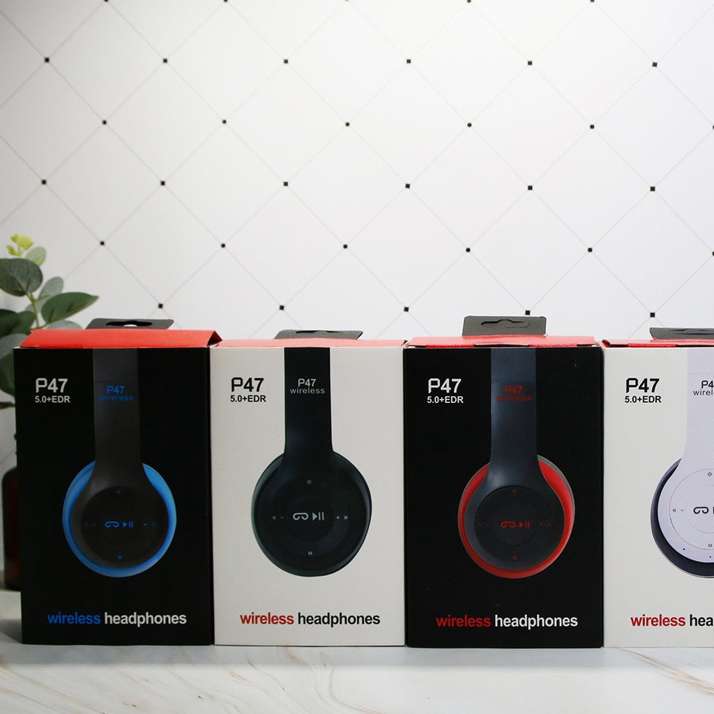 P47 headset foldable power operation wireless game bluetooth headset headset card factory direct sales