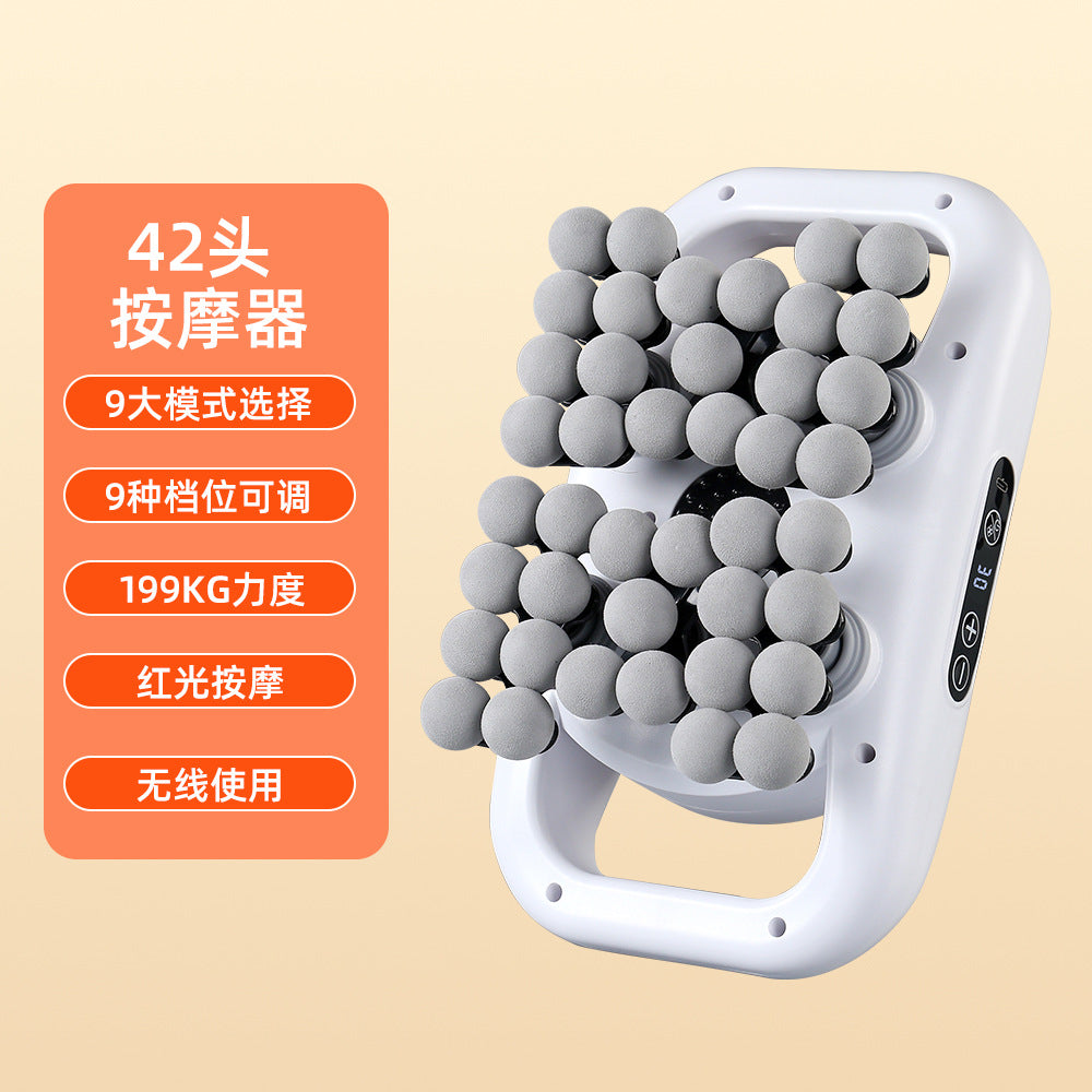 48 fascia guns, rechargeable muscle massagers, relaxation, electric red light vibration, household 42 massage guns cross-border