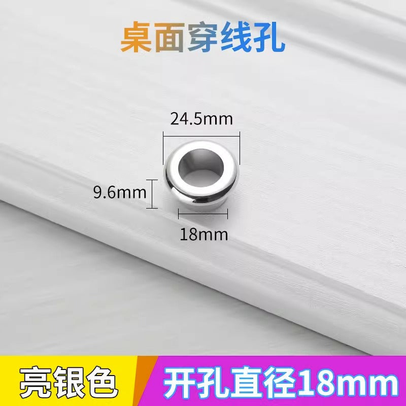 Computer Desktop Desk Threading Hole Cover Desk Face Hole Threading Wire Box Opening Hole Cover Round Decorative Ring