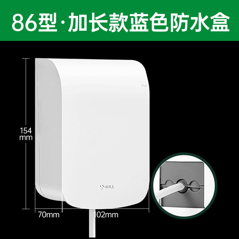 Bull switch socket panel wholesale 86 type concealed wall air conditioner 16A four-hole usb plug-in g12 large board white