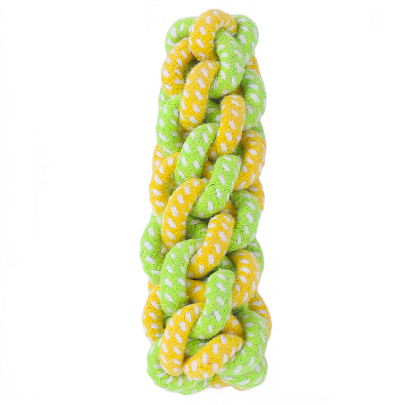 Pet Products Bite-resistant Cotton Rope Toys Grinding Teeth Cleansing Rope Knot Ball Cat Dog Bite Rope Teddy Small Dog Toys Wholesale