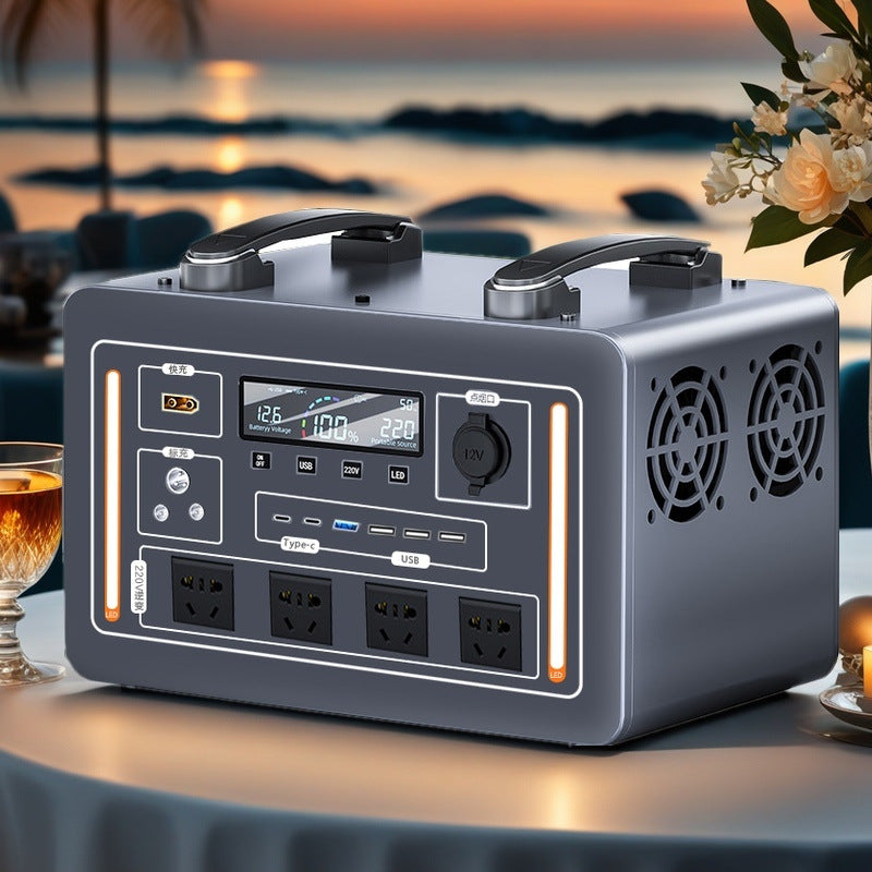 Flagship large-capacity outdoor mobile power supply 220v stall night market commercial self-driving camping portable durable high power