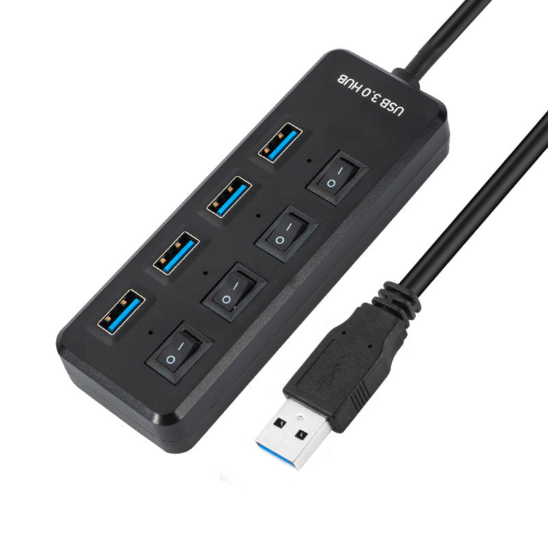 USB3.0 expander adapter splitter one to four computer sockets multi-port usb