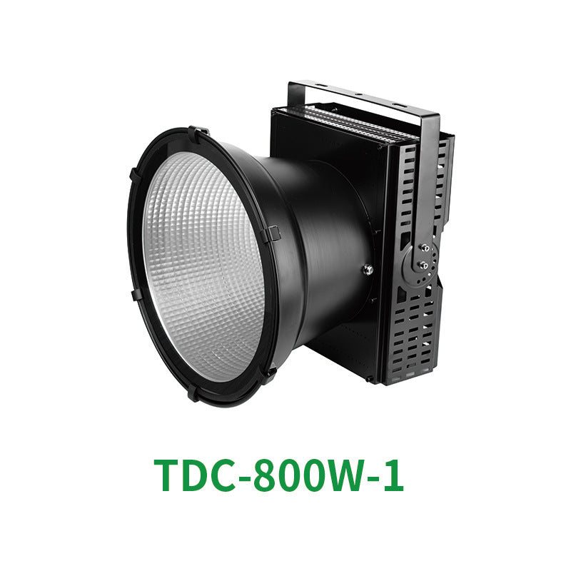 Customized high-power court floodlight Sports basketball court engineering Construction round head Outdoor waterproof construction site lighting