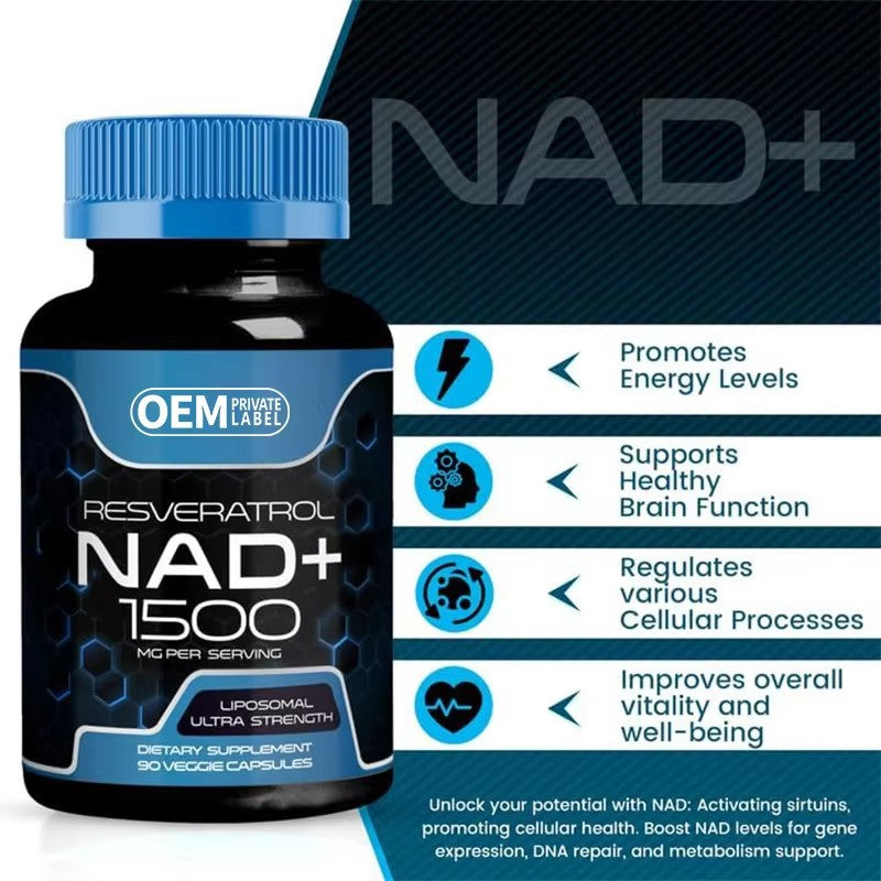 Cross-border exclusive nad + nr hard capsules nicotinamide core solo glycoside capsules resveratrol NAD capsules