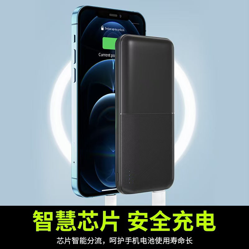 3C certification foreign trade promotion mobile power supply 20000mAh large capacity ultra-thin mobile phone power bank gift customization