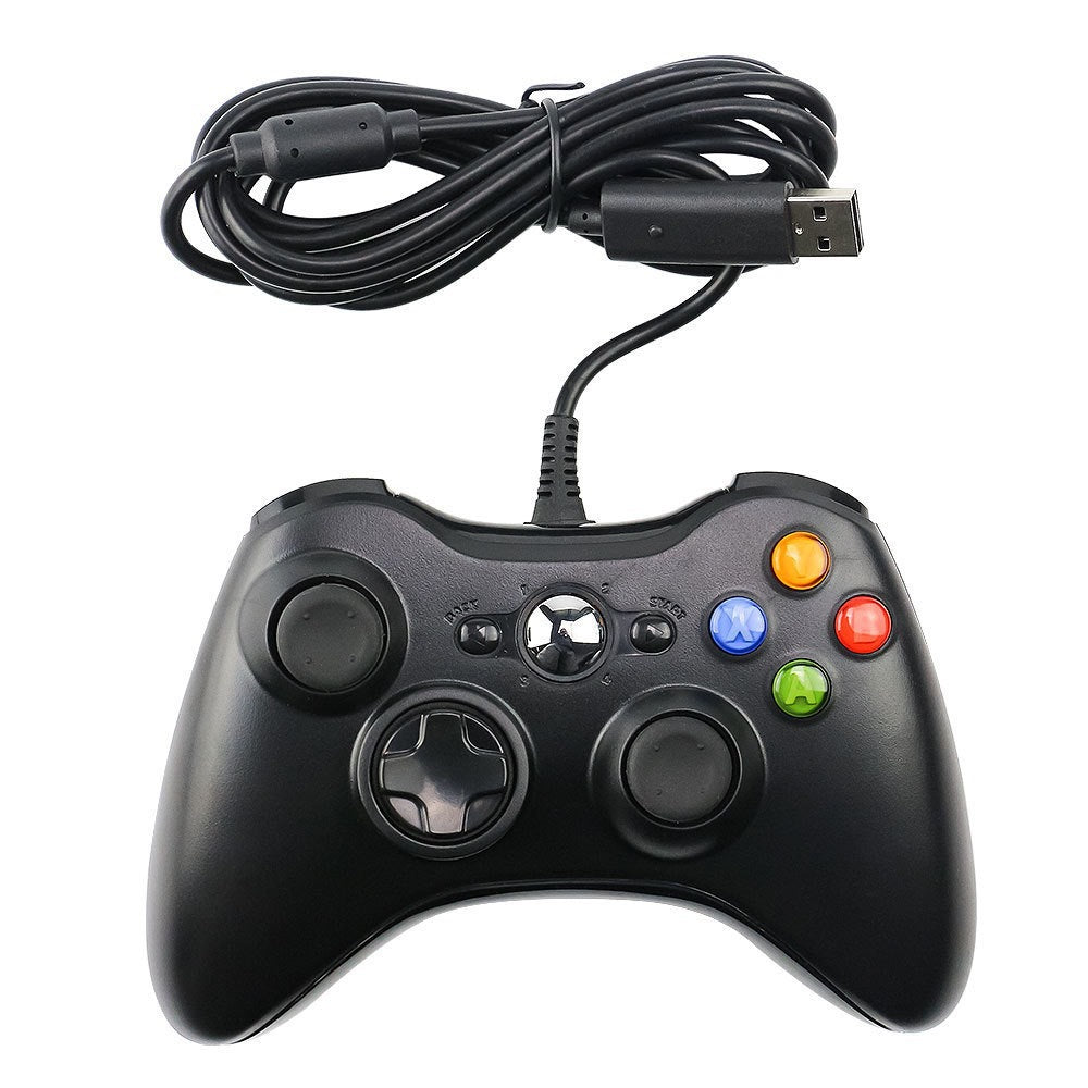 XBOX360 gamepad wired computer steam multi-function free drive vibration factory direct sales spot quick delivery