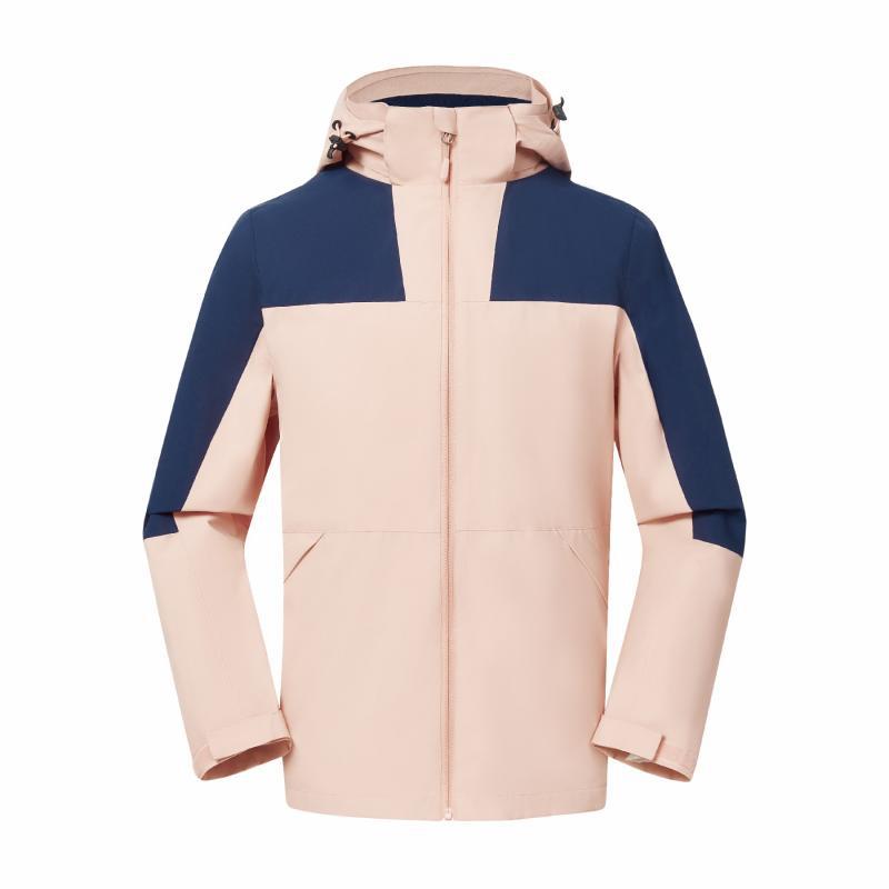 Jacket custom embroidery printed logo outdoor windproof waterproof autumn and winter stand-up collar sportswear group work clothes