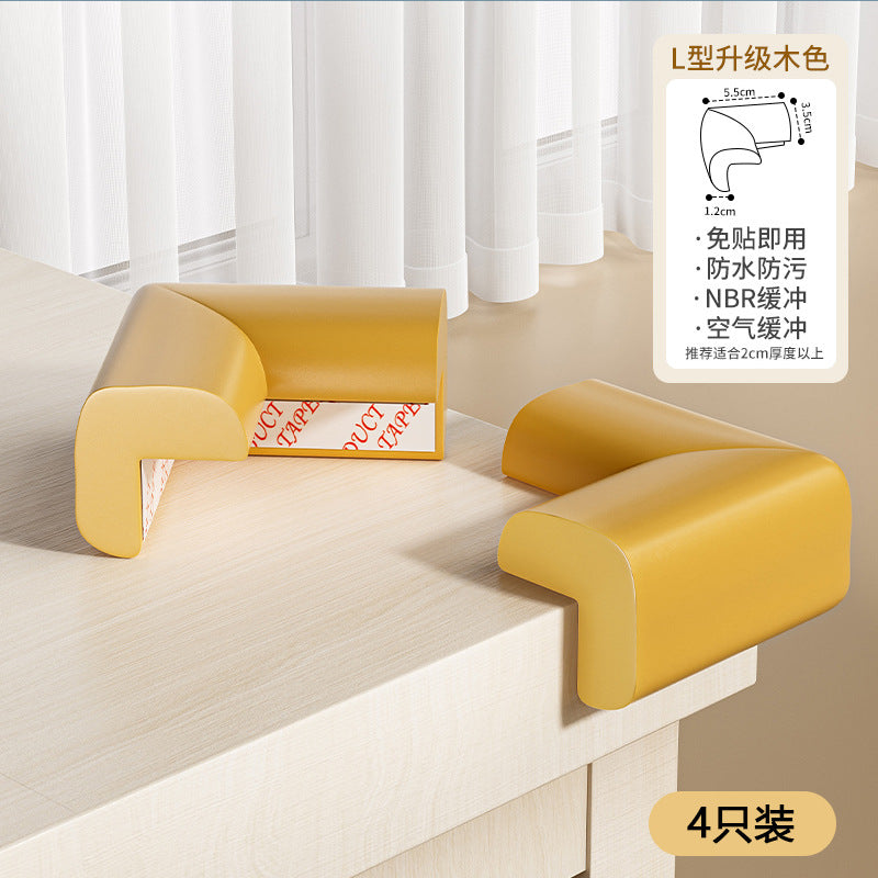 Table table corner anti-collision corner anti-collision strip anti-collision safety hemming soft bed corner sticker baby children right angle protective cover
