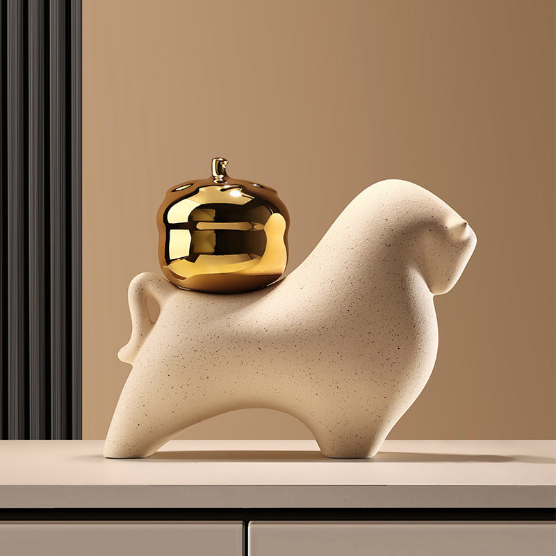 Bei Hanmei's new Chinese-style creative ornaments will be rich soon. Soft decoration, home furnishing entrance, living room desktop TV cabinet decoration