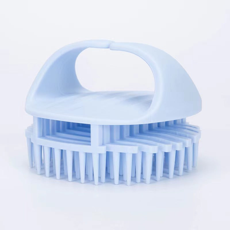 Multifunctional Shampoo Brush Personal Care Home Massage Brush Hollow Shampoo Comb Silicone Massage Special Comb Hair Care