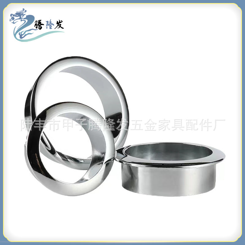 Tenglongfa Hardware, Computer Desk Plastic Threading Hole Cover Desktop Wire Box Hole Tracking Opening Hole Cover Round